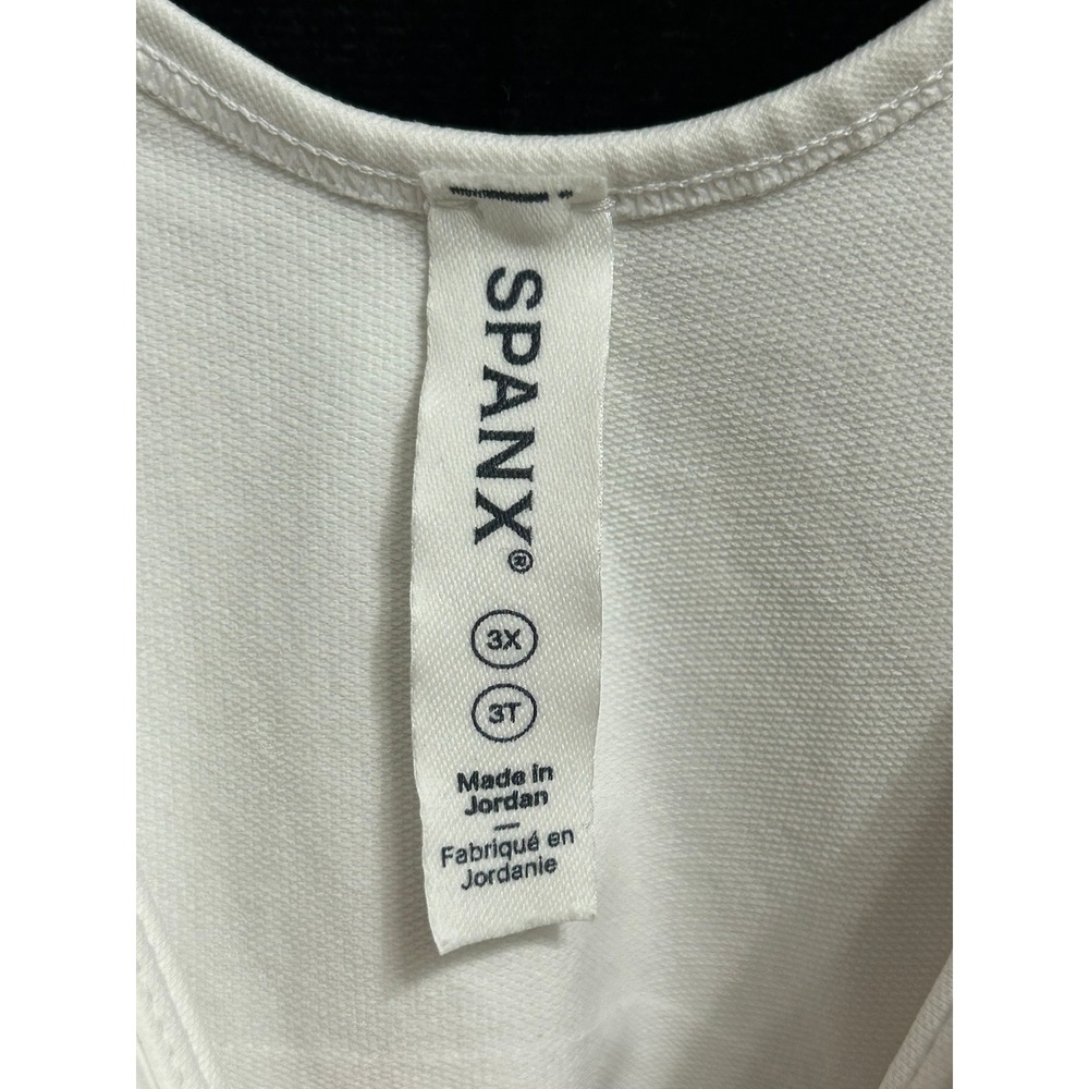 Spanx Womens 3X White V-Neck Shaping Camisole Tank Top Compression Base Layer - Picture 2 of 2